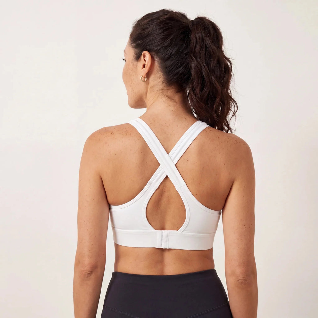 Soutien-Gorge Sportif Antichoc Zippé Confort Respirant Bande Renforcée